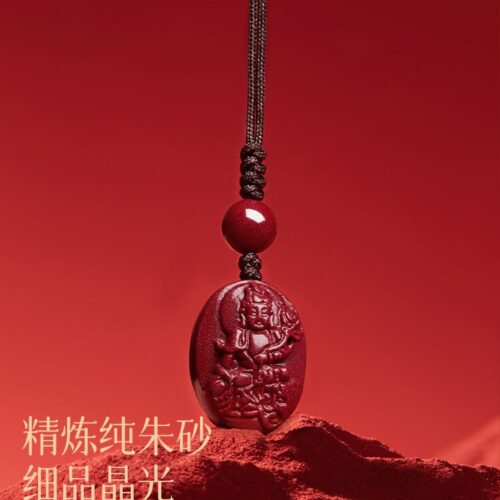 平安守護硃砂佛牌手機掛件：圖片 2