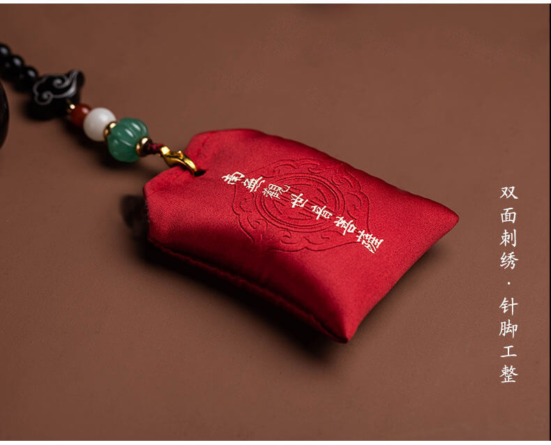 護路平安~檀木福祿葫蘆汽車掛件