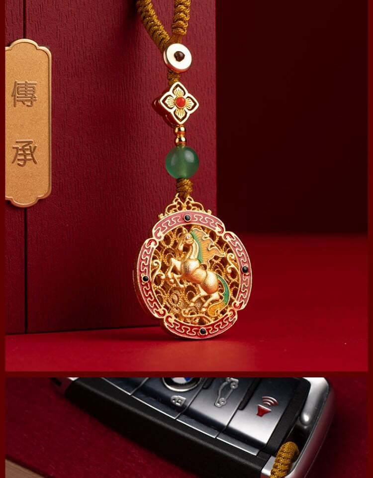 黃銅馬掛件 包包掛飾展示