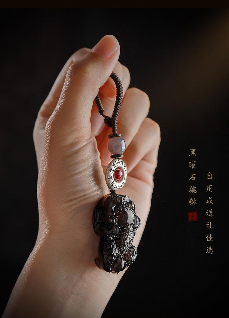 立體雕刻貔貅造型 細節工藝展示