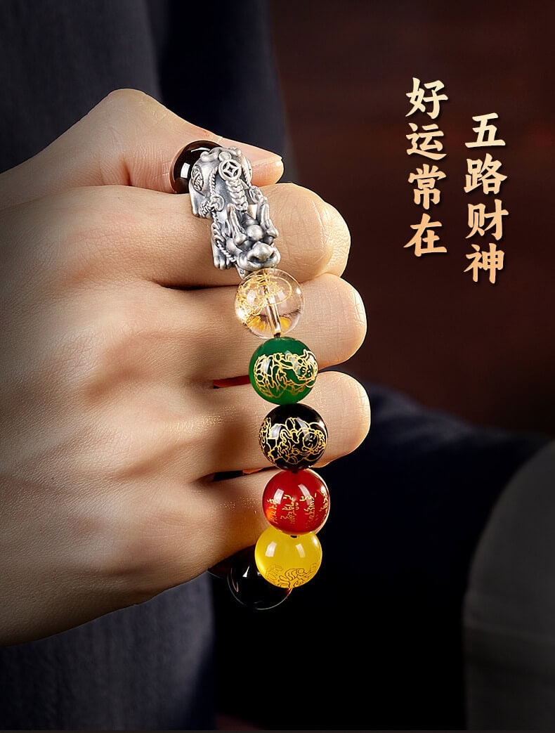 天然虎眼石手串 男女同款展示