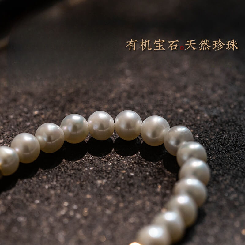 福祿安康葫蘆珍珠手機鏈掛繩：圖片 3