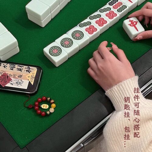 五路福神天然菩提手撚手機鏈：圖片 3