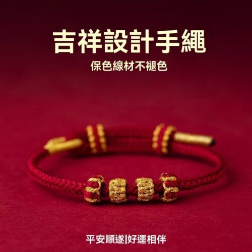 生肖專屬可DIY穿珠紅繩手鏈：圖片 4
