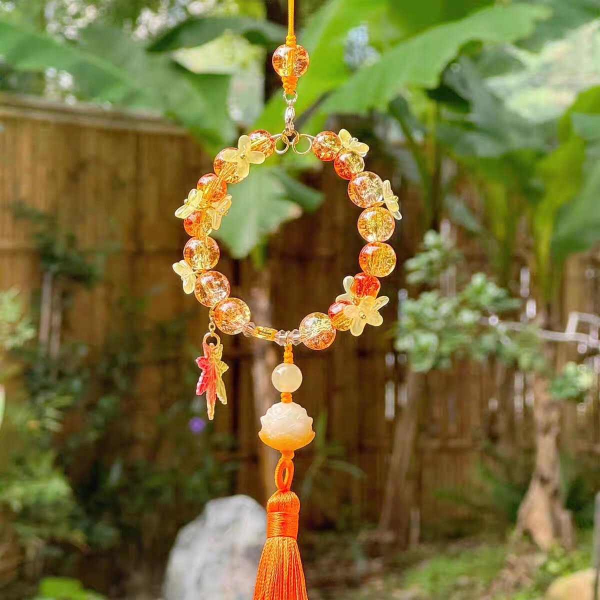 富桂花連連福盈門包包掛件車掛：圖片 2