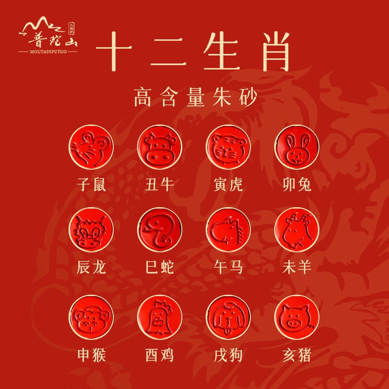 貼身守護十二生肖護身符紅手繩：圖片 2