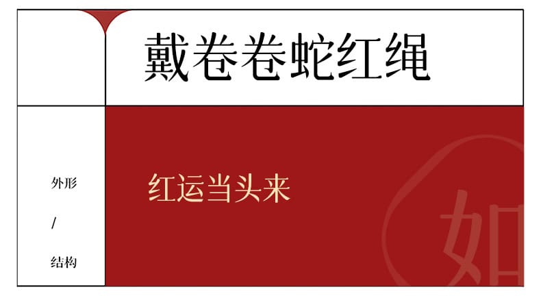 《卷財而來》卷卷蛇手繩2025蛇年本命年手鏈