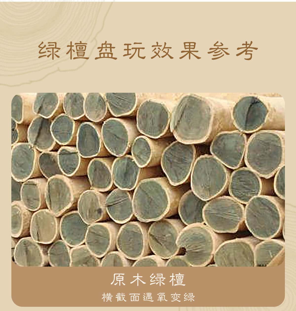 綠檀木文玩手串 收藏展示