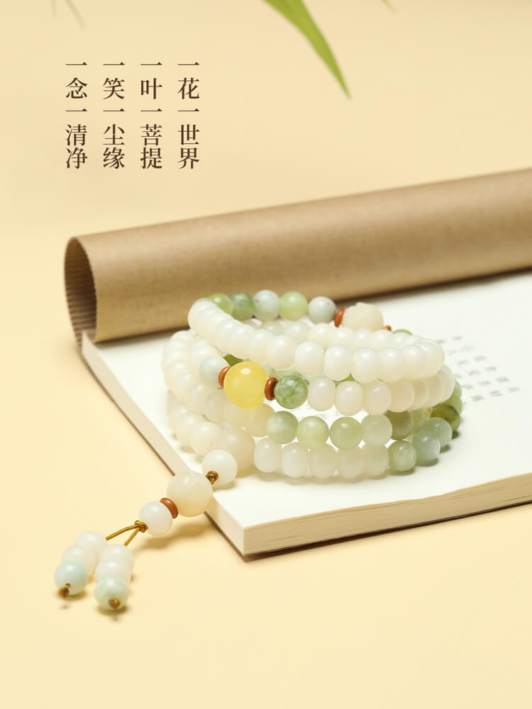 108顆菩提念珠 多圈佩戴效果實拍