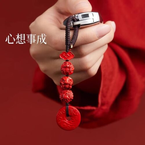 生肖專屬掛件三合六合帝王砂生肖鑰匙掛件：圖片 2