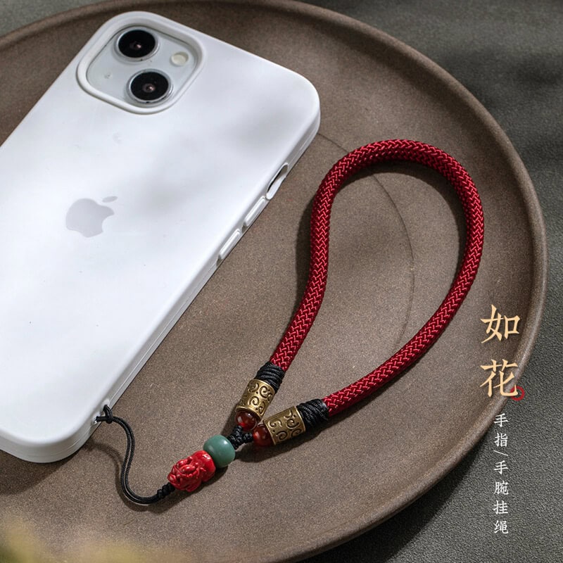 如花帝王砂掛手腕手機掛繩