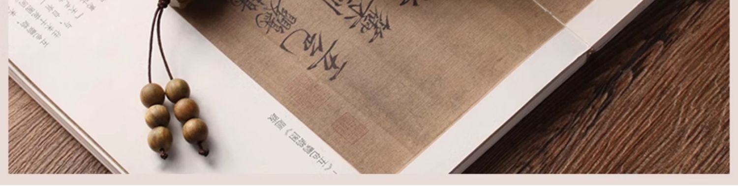 天然綠檀木手持珠佛珠佛家手持念珠