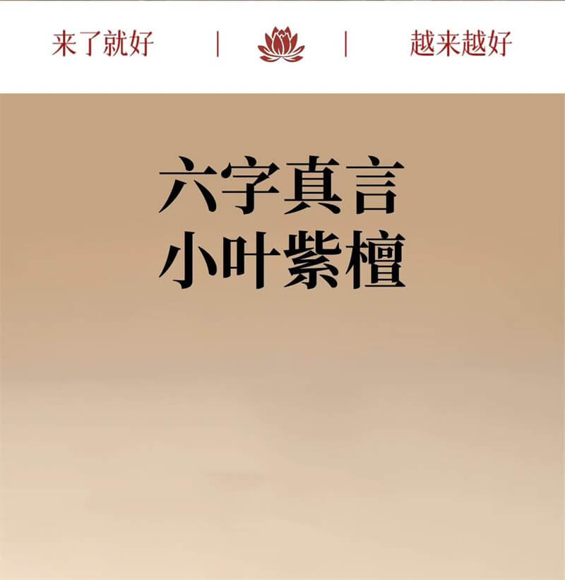 《六字真言》雕刻小葉紫檀六字箴言木質手串