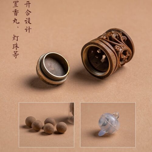 鏤空香囊可打開香丸擴香器掛件：圖片 3