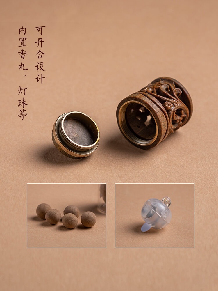 鏤空香囊可打開香丸擴香器掛件：圖片 3