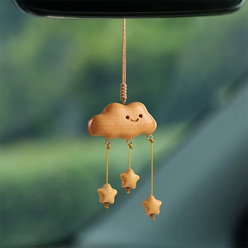 星云逸動崖柏雲朵汽車掛件後視鏡掛墜：圖片 6