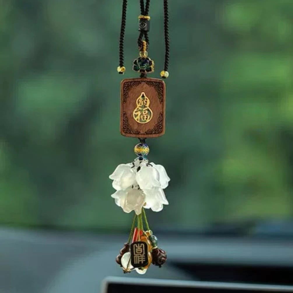 一路升發花生瑪瑙汽車掛件：圖片 2