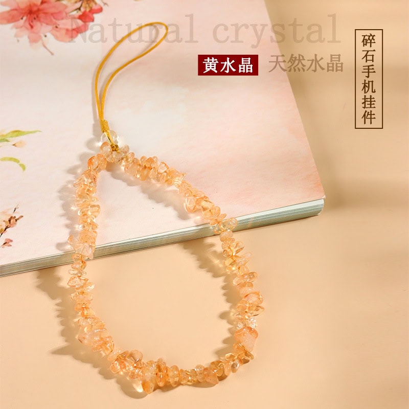 暖陽黃韻招財水晶 自然光氛围感實拍細節