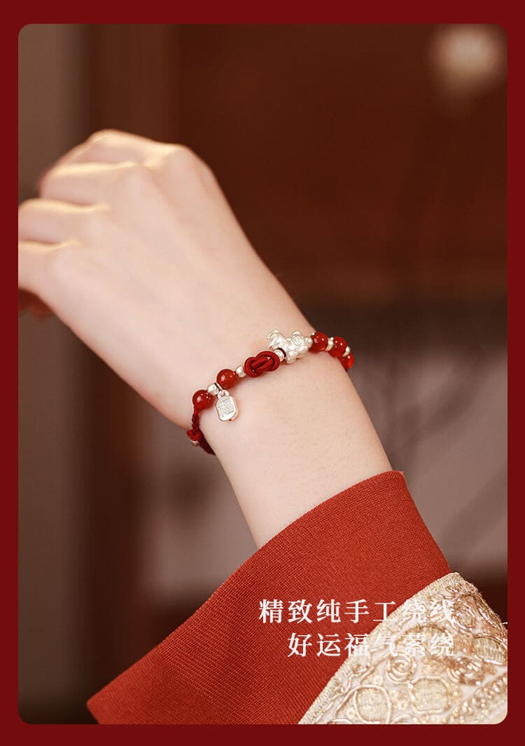 《祿運來》紅手繩 訂單成品完整細節展示