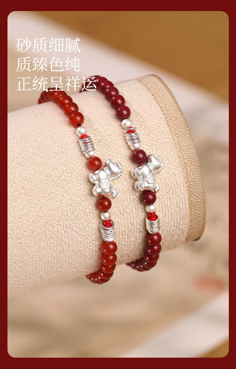 天然高透紅瑪瑙圓珠 手串材質細節高清特寫
