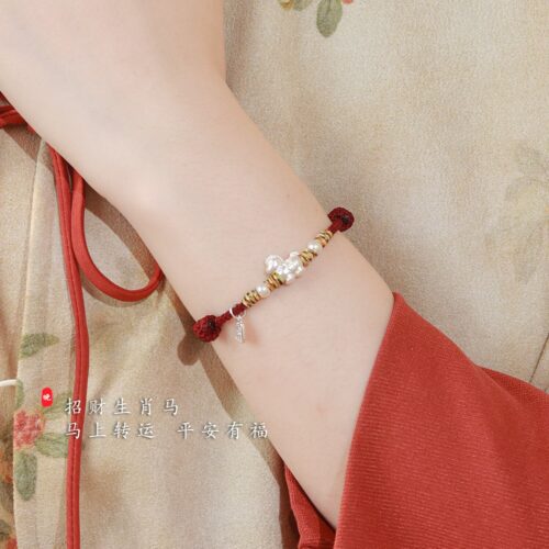 馬年必戴2026馬年生肖專屬紅繩手鏈：圖片 4