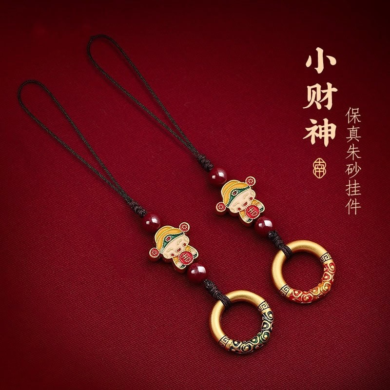 小福神福神爺吊墜女手機掛繩汽車鑰匙扣