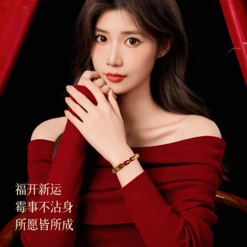 生肖專屬生肖護歲祈安符男女多寶水晶手串：圖片 2