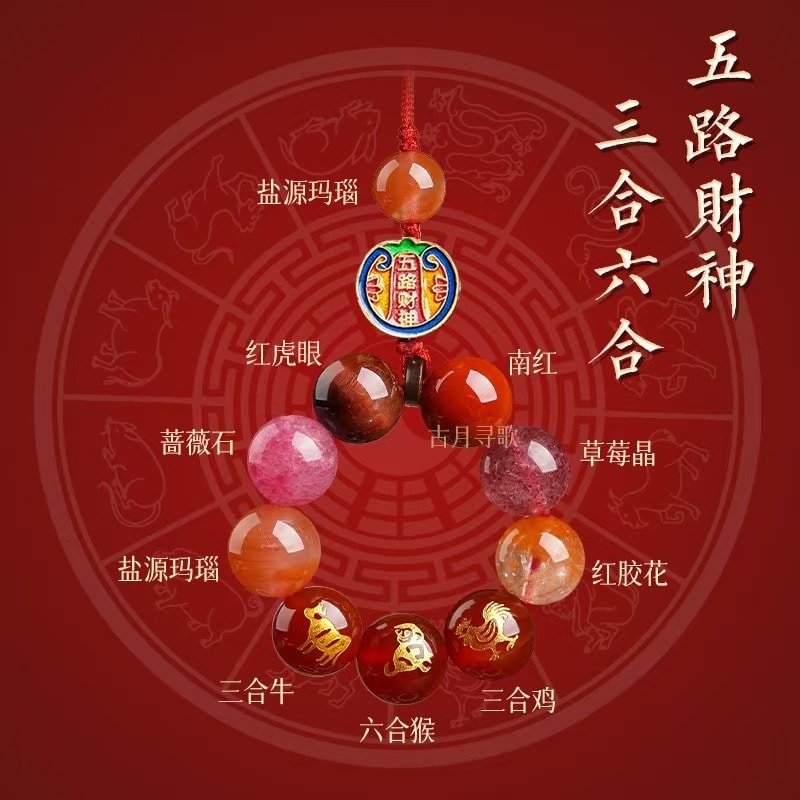 生肖專屬三合六合十二生肖手機掛件