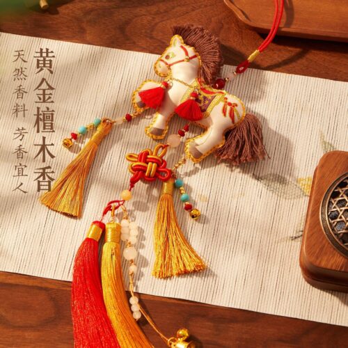 小神駒風鈴香囊文創馬年吉祥物裝飾：圖片 2