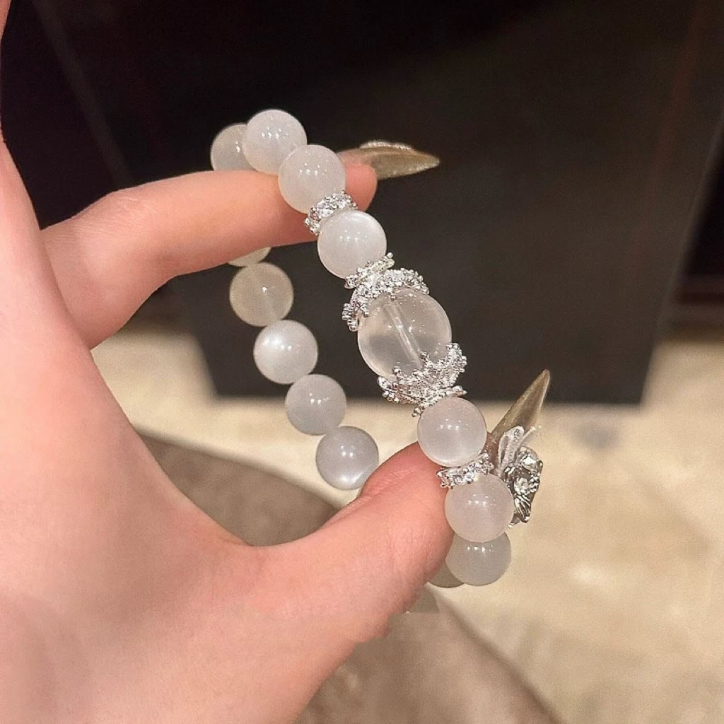 精致白月光手串天然月光石手鏈：圖片 3