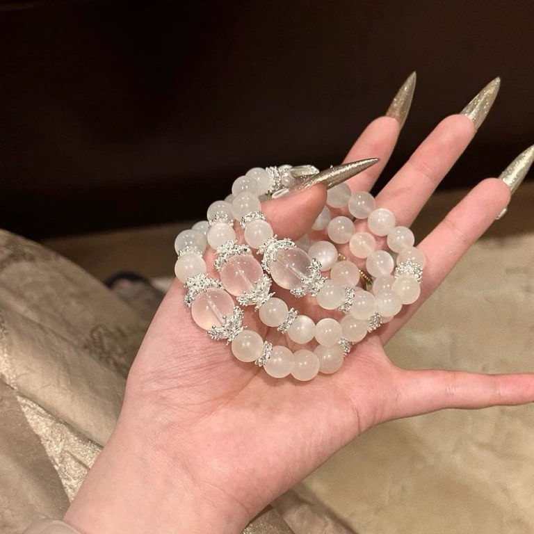 精致白月光手串天然月光石手鏈：圖片 4