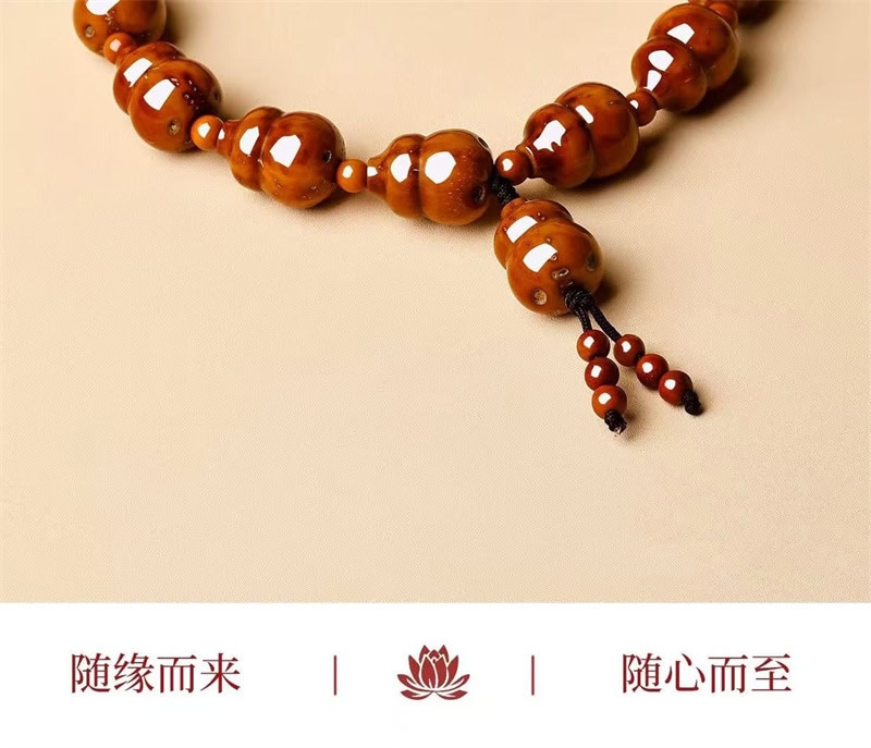 天然紫金鼠手串新中式實心原籽葫蘆手鏈