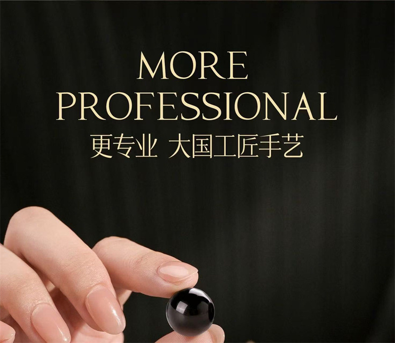 天然黑曜石手串雙圈情侶黑髪晶水晶手鏈