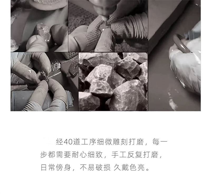 天然海藍寶手串凈體白水晶手鏈