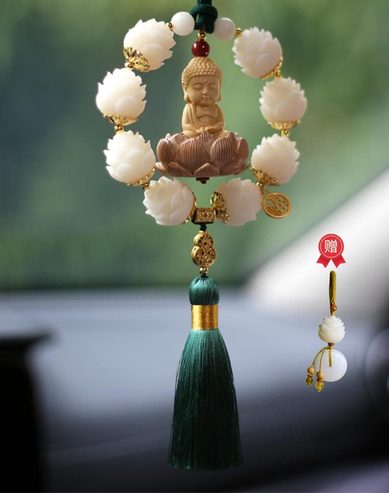菩提蓮花好運連連车内高档挂饰