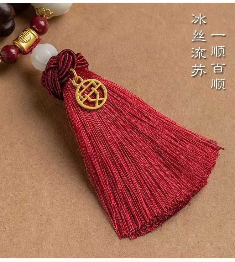 蓮花車內吊墜一鹿平安車載後視鏡車掛