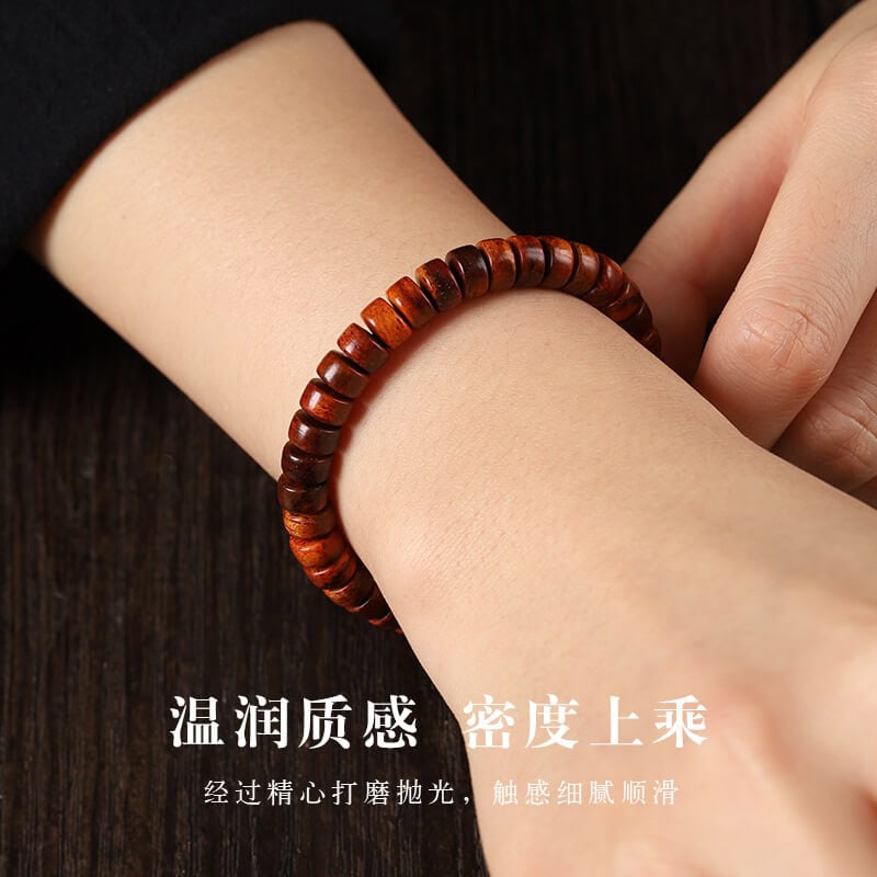 百搭極簡款單圈新中式木質手串：圖片 3