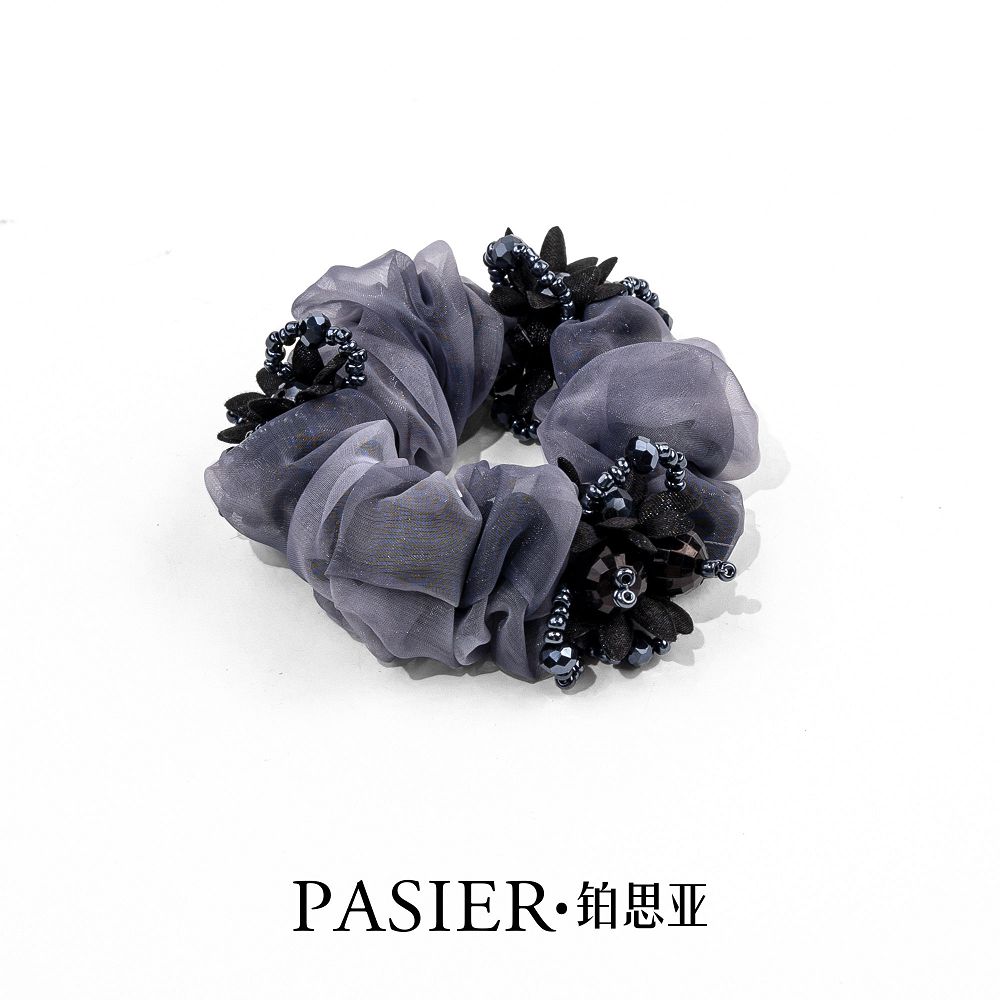 墨染大腸髮圈女國風氣質紮髮皮筋