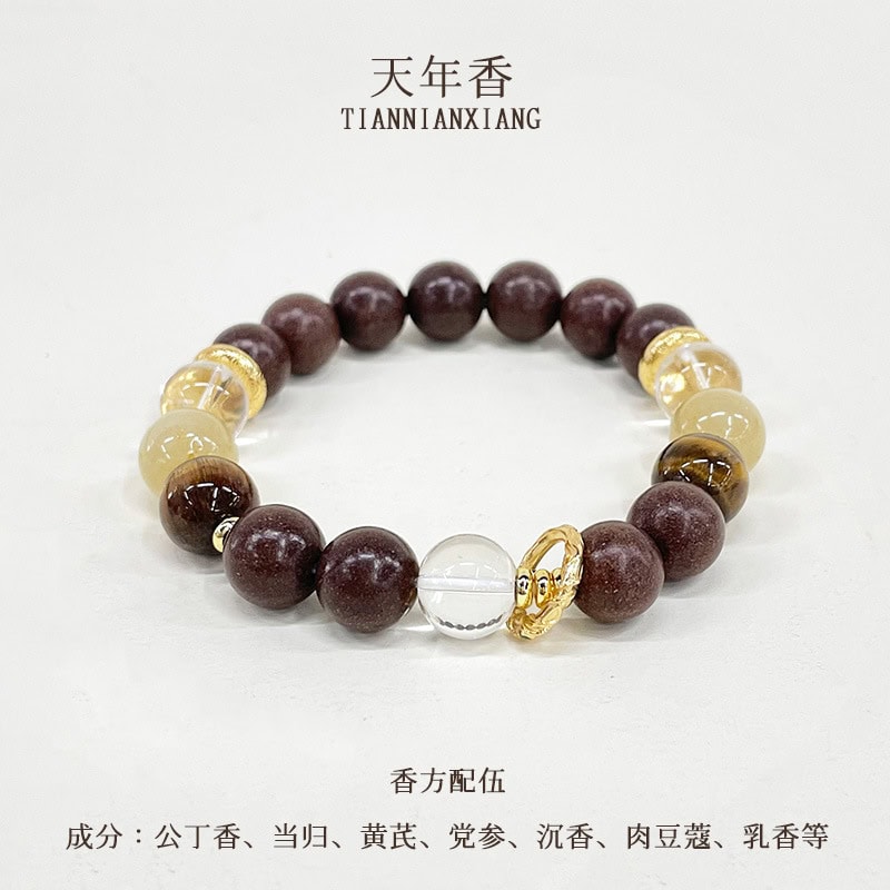 天然手工炮製黃芪藥香珠文玩佛珠手串：圖片 4