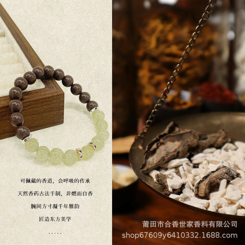 香凝天然藥材古法炮製合香珠藥珠手串：圖片 2