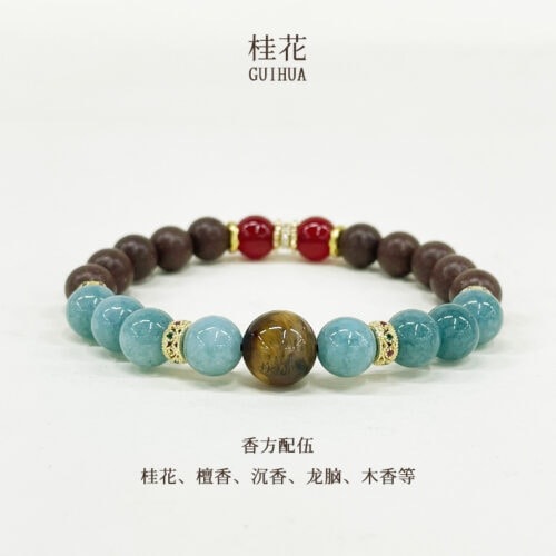 星朝桂花合香珠手串天然炮製手串：圖片 4