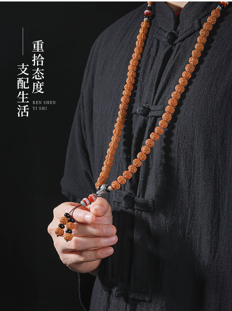 印尼小金剛108顆菩提手串佛珠項鏈菩提