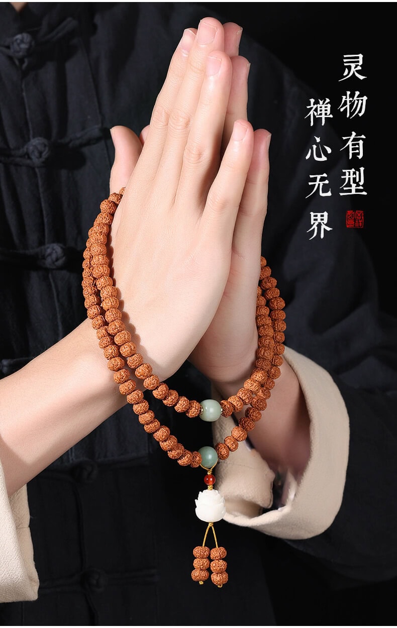 小金剛菩提手串108顆設計國風手持佛珠
