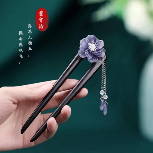 超仙古風鈴蘭花現代簡約髮簪