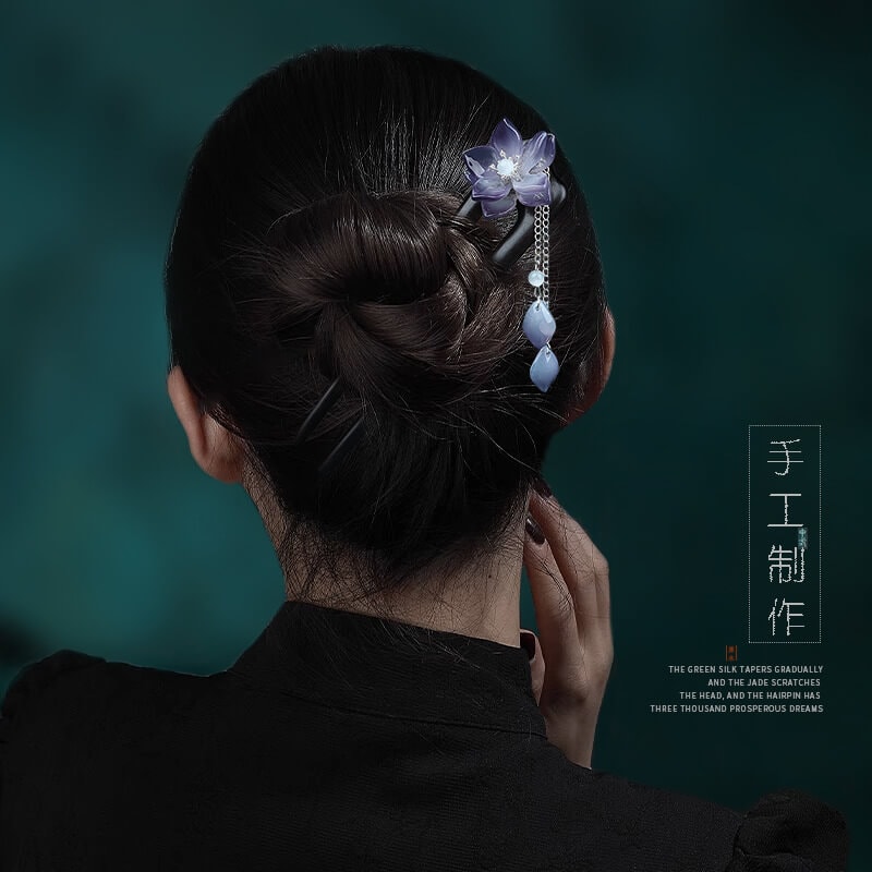 超仙古風鈴蘭花現代簡約髮簪：圖片 3