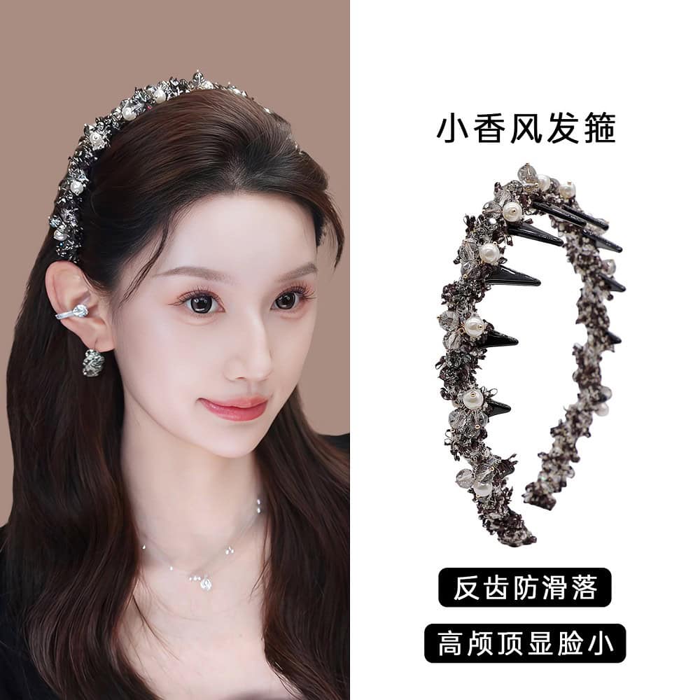 千金小香風高顱頂洗臉化妝專用頭箍