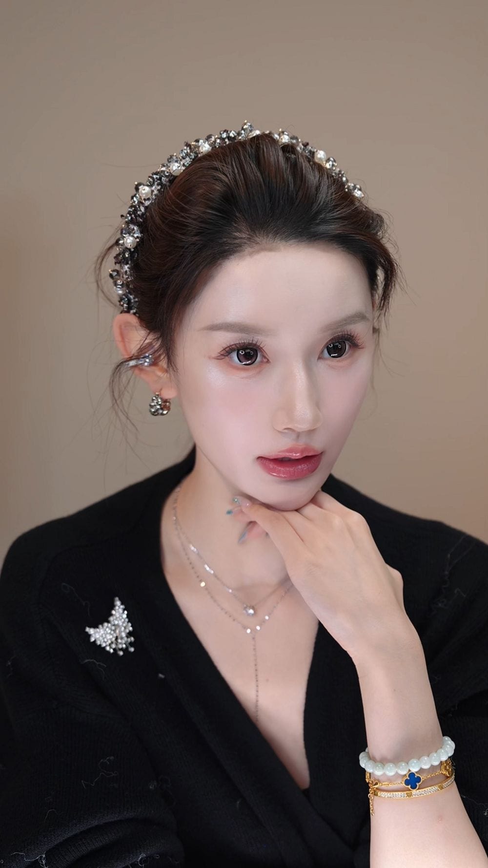 千金小香風高顱頂洗臉化妝專用頭箍