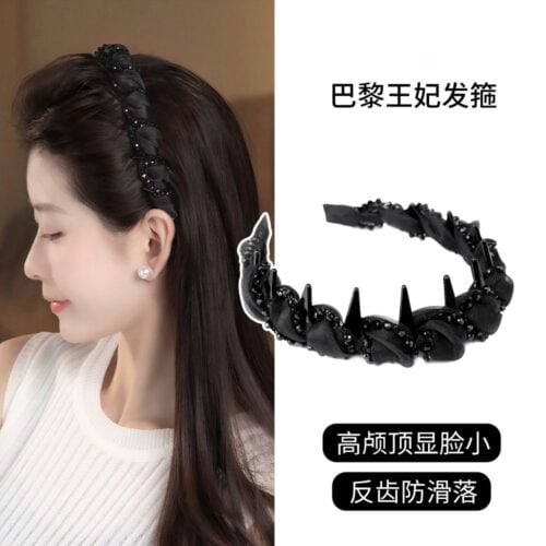 巴黎王妃赫本髮箍輕奢時尚頭飾