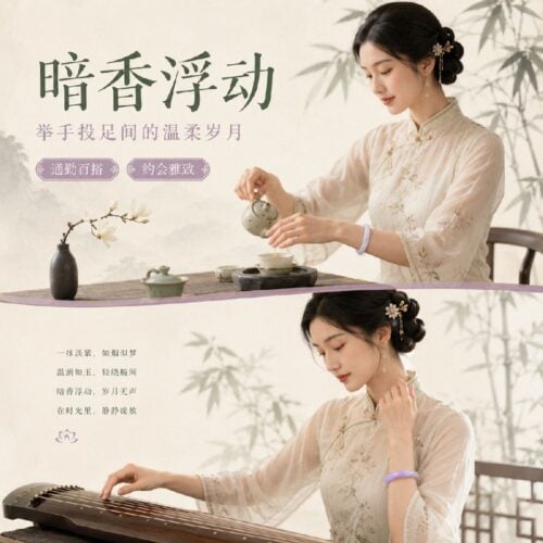 薰衣草紫水晶手镯通透冰潤紫水晶手環：圖片 4