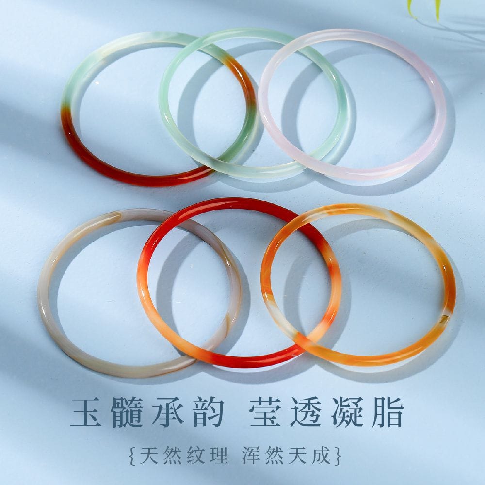 天然瑪瑙叮當镯古風禁步手環：圖片 3